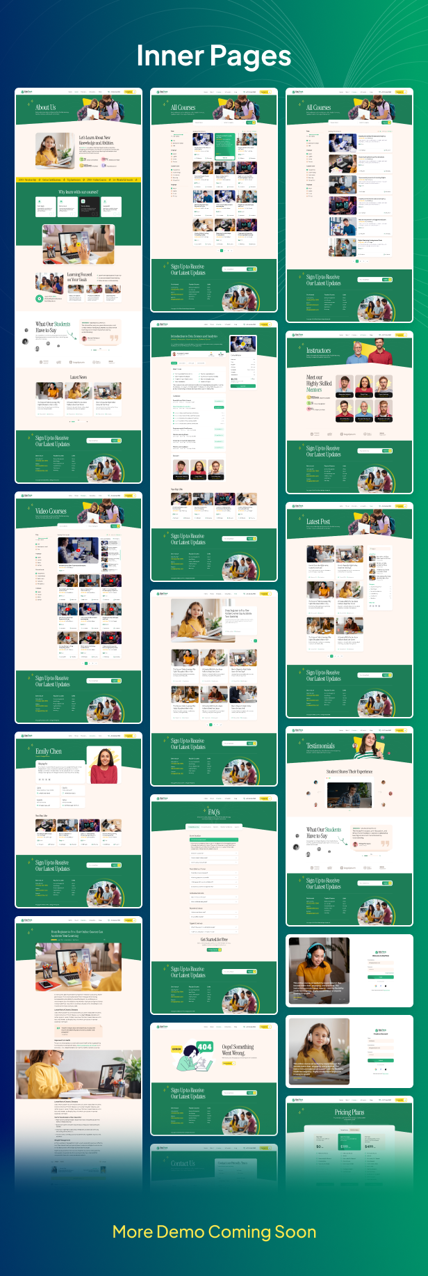 EduThink | Online Courses & Education Figma Template
